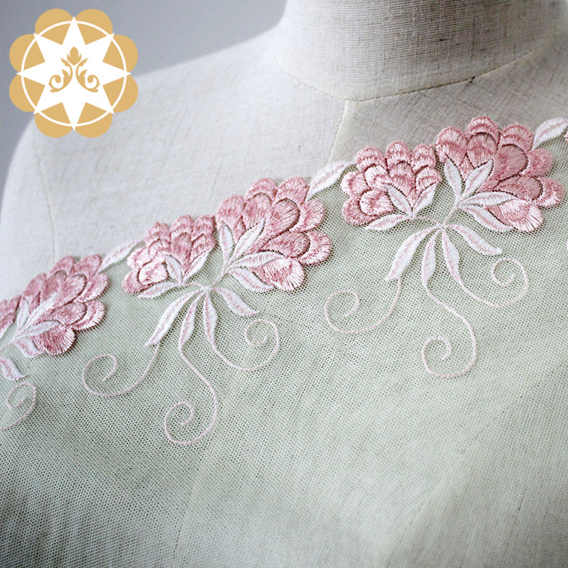 Winsunemb -Find Polyester Embroidery Lace Bright Flowers For Lingerie Wholesale-4