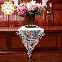 Decoration Embroidery Designs Lace Colorful Table Runner for Wedding Christmas or Party NO.P806