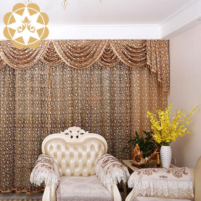 Embroidery Designs Lace Colorful Living Room Curtain China supplier 2018 Wholesaling