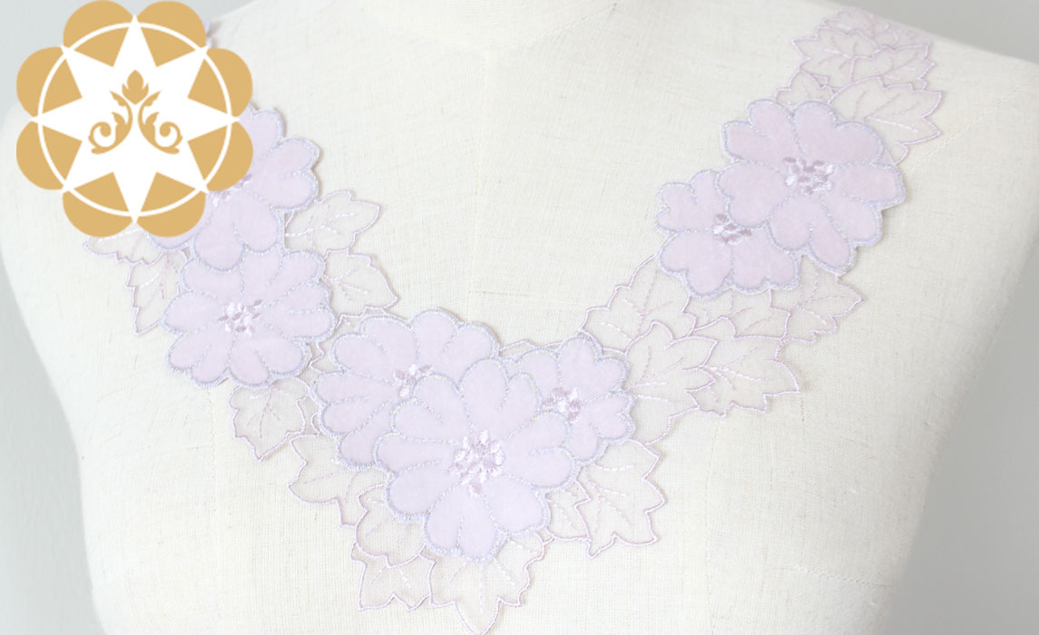 Winsunemb -Find Embroidery Lace Motif Lace Applique Fabric From Winsunemb Lace Fabric-1