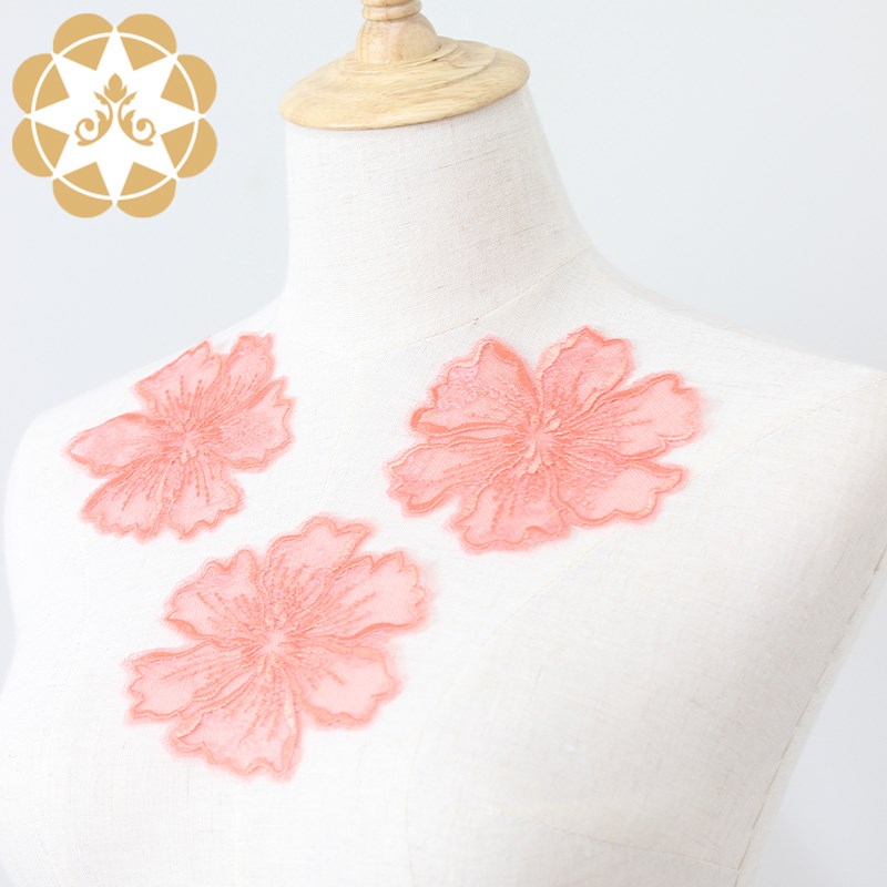 Winsunemb -Best Embroidery Lace Motif Fancy Net Embroidery Motif Trim For Sexy Lingerie
