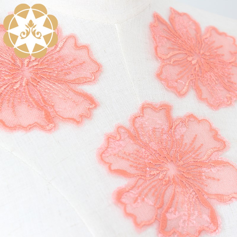 Winsunemb -Best Embroidery Lace Motif Fancy Net Embroidery Motif Trim For Sexy Lingerie-3