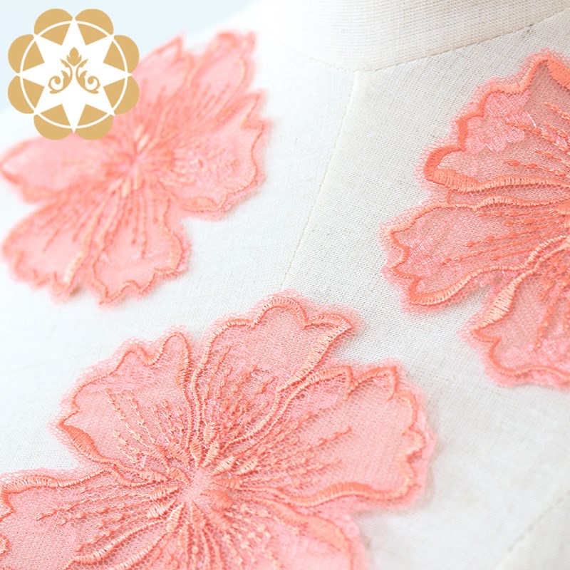 Winsunemb -Best Embroidery Lace Motif Fancy Net Embroidery Motif Trim For Sexy Lingerie-4
