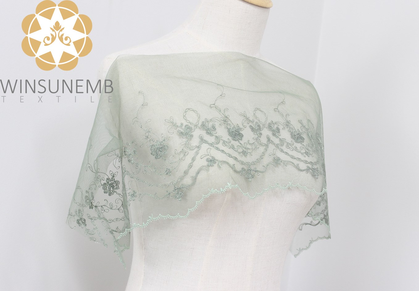 Winsunemb 4cm stretch lace fabric producer for fashion garment-2